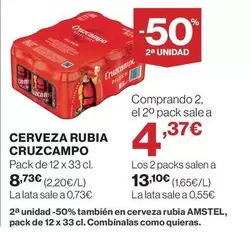 Cruzcampo - Cerveza Rubia