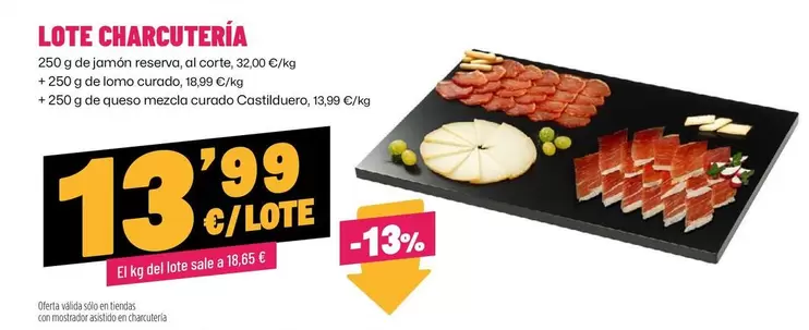 Lote Charcuteria