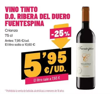 Fuentespina - Vino Tinto D.o. Ribera Del Duero