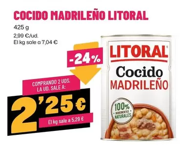 Litoral - Cocido Madrileno