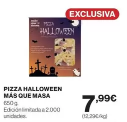 Pizza Halloween Mas Que Masa