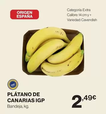 origen - Plátano De Canarias Igp