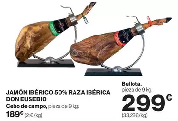 Bellota - Jamón Ibérico 50% Raza Ibérica