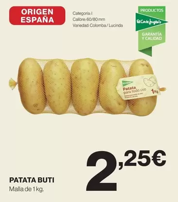 origen - Patata Buti