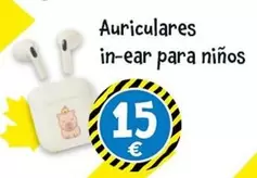 Auriculares In-ear Para Niños