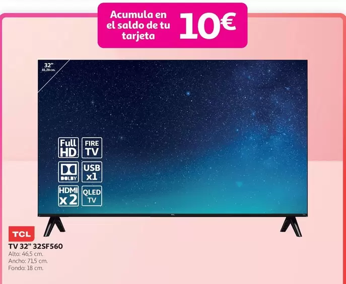 TCL - Tv 32" 32SF560