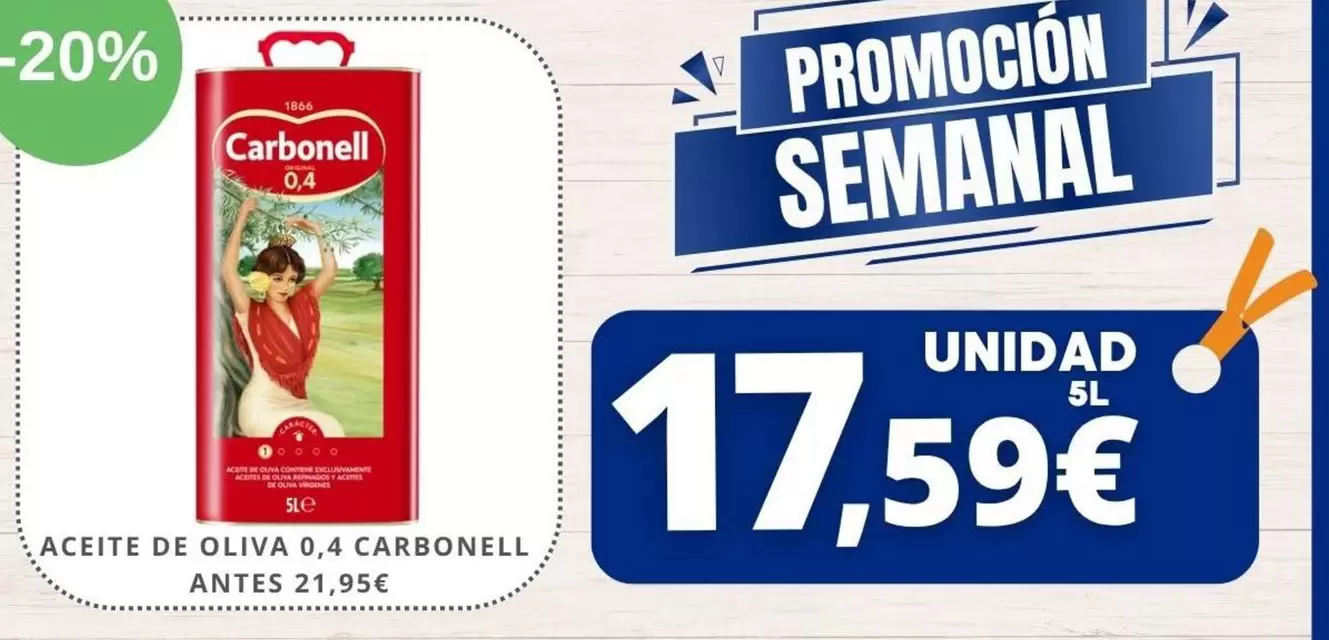 Carbonell - Aceite De Oliva 0.4