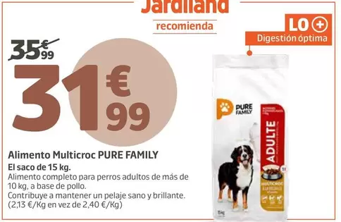 Jardiland - Alimento Multicroc Pure Family
