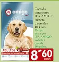 Ifa Amigo - Comida Para Perro Teracra Y Cereales 10 Kilos