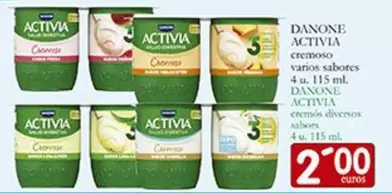 Danone - Activia Cremoso Varios Sabores
