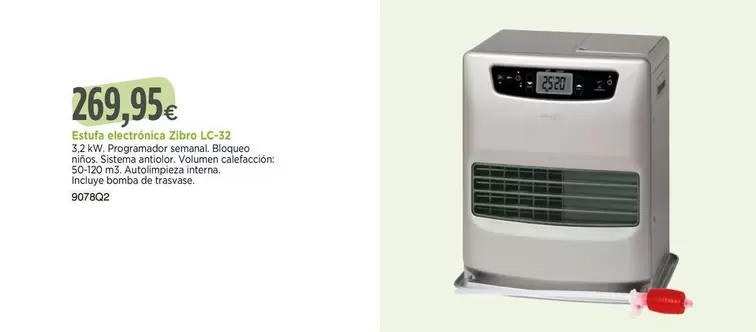 Zibro - Estufa Electronica Lc-32