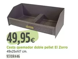 El Zorro - Cesta Quemador Doble Pellet