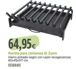 El Zorro - Parrilla Para Chimenea