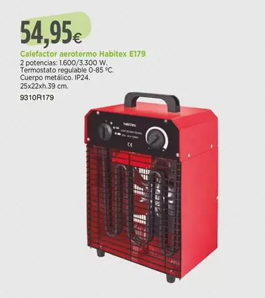 Habitex - Calefactor Aerotermo E179