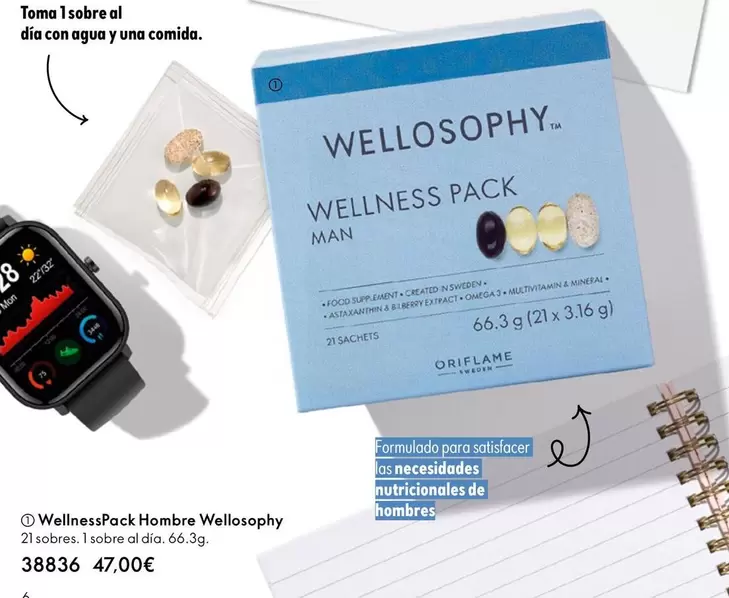 Oriflame - WellnessPack Hombre Wellosophy