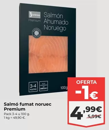 La Sirena - Salmo Fumat Noruec Premium