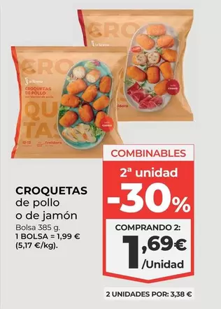 Croquetas De Pollo O De Jamón