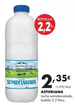 La Asturiana - Leche Semidesnatada