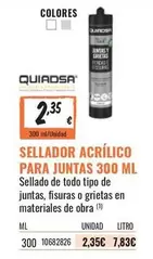 Sellador Acrílico Para Juntas