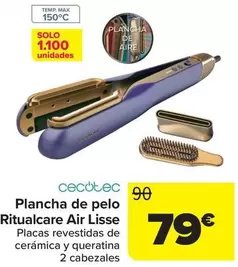 Cecotec - Plancha De Pelo  Ritualcare Air Lisse