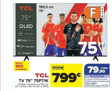 LG - Tv 75’’ 75P71K