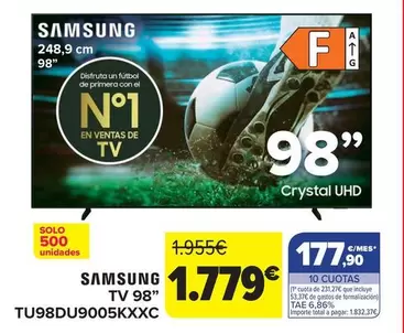 Samsung - Tv 98" TU98DU9005KXXC