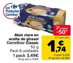 Carrefour - Atun Claro En Aceite De Girasol Classic
