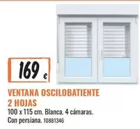 Ventana Oscilobatiente 2 Hojas