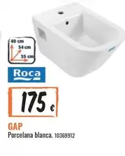Roca - GAP porcelana blanca
