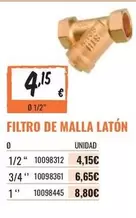 Filtro De Malla Laton