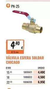 Valvula Esfera Soldar Chicago