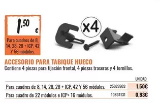 Accesorio Para Tabique Hueco