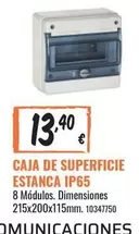 Caja De Superficie Estanca IP65