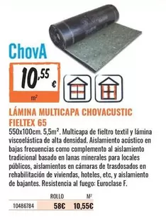 Chova - Lamina Multicapa custic