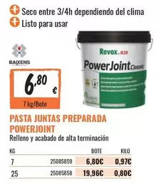 Seco - Pasta Juntas Preparada