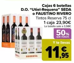 Seda / Faustino Rivero - Cajas 6 Botellas D.O. "Utiel-Requena"