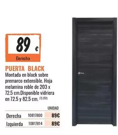 Block - Puerta Black