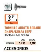 Tornillo Autotalabrante