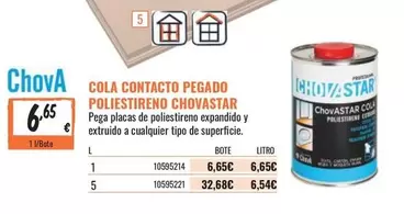 Chova - Cola Contacto Pegado star