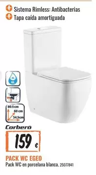 Corberó - Pack WC EGEO