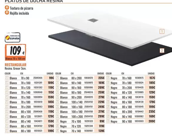 Blanco - Rectangular