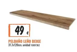 Peldaño Leño Beige