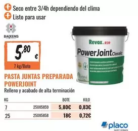 Seco - Pasta Juntas Preparada