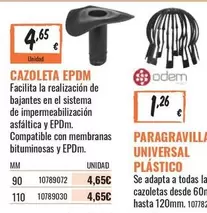 Sistema - Cazoleta Epdm
