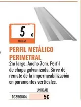 Perfil Metalico Perimetro