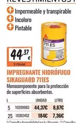 Impregnante Hidrofugo 711es