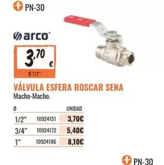 Valvula Esfera Roscar Sena