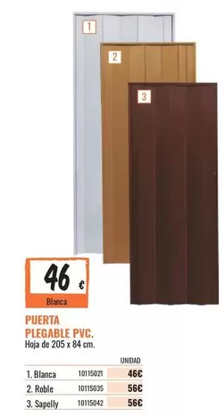 PVC - Puerta Plegable Pvc