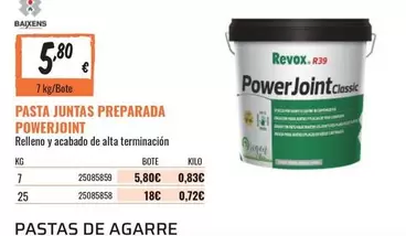 Pasta Juntas Preparada Powerjoint