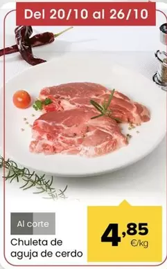 Chuleta De Aguja De Cerdo